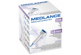 Ланцет с кнопкой Medlance 23G 1.8 